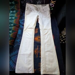 Miss Me Cream Flare Women's Jeans